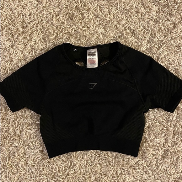 Gymshark Tops - Gymshark Black Women's Crop Top size S